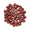 Czech Glass FIREPOLISH Beads 2mm SATURATED METALLIC MERLOT