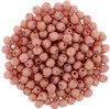 Czech Glass FIREPOLISH Beads 2mm PACIFICA WATERMELON