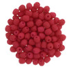 Firepolish 3mm Czech Glass Beads SATURATED RED