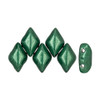 2-Hole GEMDUO 8x5mm Czech Beads SATURATED METALLIC MARTINI OLIVE