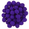 Firepolish 6mm Czech Glass Beads NEON ELECTRIC PURPLE