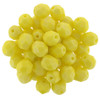 Firepolish 6mm Czech Glass Beads MATTE LUSTER IRIS CUSTARD