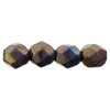 Firepolish 6mm Czech Beads OXIDIZED BRONZE TITANIUM