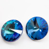 Krakovski Crystal Rivoli 18mm BERMUDA BLUE