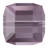 ELITE Eureka Crystal Faceted Cube Bead 4mm IRIS