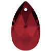 ELITE Eureka Crystal Pear-Shaped Pendant 16mm SCARLET 6106