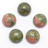 Round Cabochon 12mm Natural Unakite