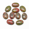 Oval Cabochon 18x13mm Natural UNAKITE