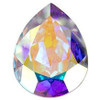 ELITE Eureka Crystal Pear Fancy Stone 18mm CRYSTAL AB 4320