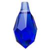 Swarovski Crystal Teardrop Pendant 11x5.5mm MAJESTIC BLUE 6000