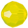 Swarovski Crystal Faceted Round Bead 8mm YELLOW OPAL 5000