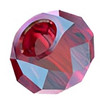 Swarovski Crystal Briolette Bead XL Hole 6mm SCARLET SHIMMER 2X 5042