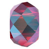 Swarovski Crystal Briolette Bead XL Hole 8mm SCARLET SHIMMER 2X 5042