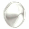 Swarovski Crystal Pearl 10mm Baroque Coin WHITE 1