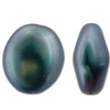 Swarovski Crystal Pearl 10mm Baroque Coin IRIDESCENT TAHITIAN LOOK 5842 2