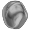 Swarovski Crystal Pearl 12mm Baroque Round DARK GREY 5841 1