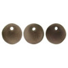 Czech Glass Lentil Beads MATTE DK BRONZE