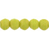 Czech Glass English Cut PACIFICA HONEYDEW 3mm