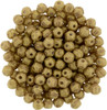 Czech Glass English Cut Beads PACIFICA MACADAMIA 3mm