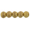 Czech Glass English Cut PACIFICA MACADAMIA 3mm