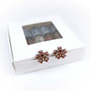 Cosmic Cluster Earrings COMET Peach Beige Bronze Seed Beads Set Beadway Boxes
