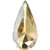 ELITE Eureka Crystal Teardrop Fancy Stone 14mm CRYSTAL GOLDEN SHADOW