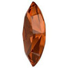 ELITE Eureka Crystal Navette Fancy Stone 15mm SMOKED AMBER