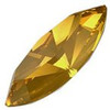 GOLDEN TOPAZ ELITE Eureka Crystal Navette Fancy Stone 15mm