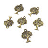 Charm-TREE-21x16mm Antique Brass Plated
