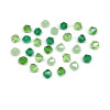 Krakovski Crystal Bicone Beads 4mm GREEN GODDESS MIX (Pack of 72)