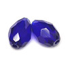 Eureka BASICS Faceted Teardrop Glass Beads COBALT 12x8mm