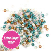 The Seabreeze Sand Mix of 8/0 Japanese Seed Beads. Eureka Exclusive Mix!