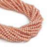 Chinese Crystal Rondelle Beads 3x2mm APRICOT