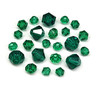 Krakovski Crystal Bicone Beads 3-6mm TEAL GREEN