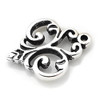 FILIGREE GOTHIC STYLE CONNECTOR 16x13mm Antique Silver
