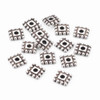 TIBETAN STYLE Square Spacer 7mm-Antique Silver