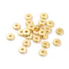 DISK SPACER BEAD 6mm Gold Plated