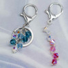 Dazzling Keychain with Crystal Beads