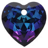 Krakovski Crystal Heart Pendant 14.5mm BERMUDA BLUE