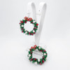 Christmas Wreath Earrings Tutorial