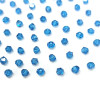 Krakovski Crystal Bicone Beads PEACOCK BLUE 4mm
