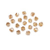 Krakovski Crystal Bicone Beads 4mm AMBER GOLD SHIMMER