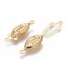 FILIGREE BOX Clasp Gold Plated Stainless Steel 21.5x7mm