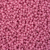 BUBBLE GUM PINK CHALK DYED SOLGEL Preciosa Czech Seed Beads 11/0