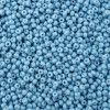 LT. BLUE CHALK DYED SOLGEL Preciosa Czech Seed Beads 11/0