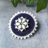 Snow Queen Brooch - Free Beading Tutorial