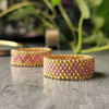 Zig Zag Peyote Stitch Ring