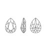 SIAM Swarovski Crystal Pear Fancy Stone 18mm