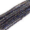 Chinese Crystal Rondelle Beads 3x2mm AMETHYST IRIS