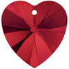 Swarovski Crystal Heart Pendant 18mm SIAM 6228